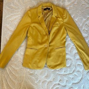 Buy any 4 items for $5 each Size small the limited mustard, yellow suit jacket